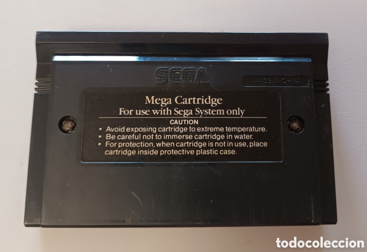 Videojuegos y consolas: CARTUCHO juego SEGA M&aacute;ster System, Sonic The Hedgehog. - Foto 3