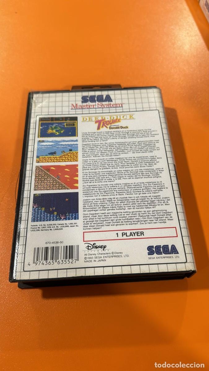 Videojuegos y consolas: Deep Duck Trouble Sega Master System - Foto 2