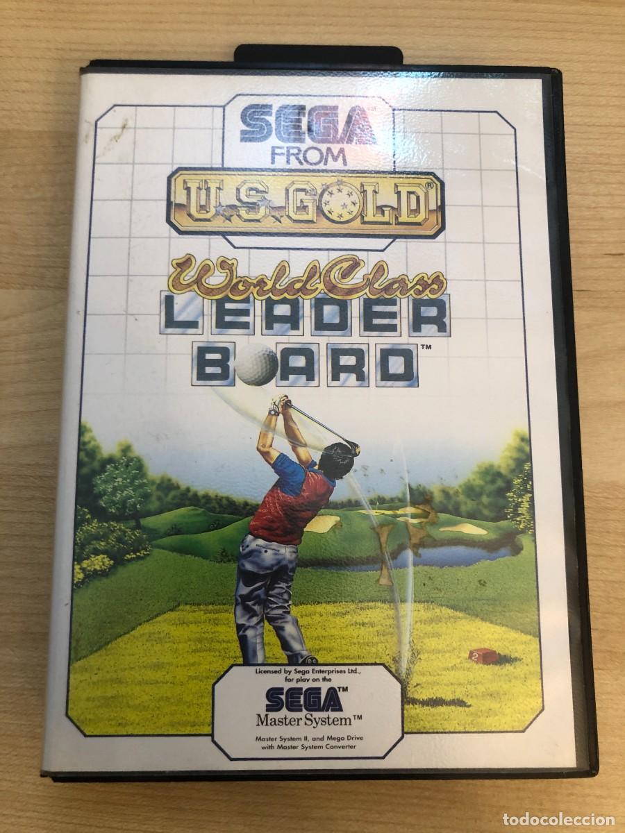 Videojuegos y consolas: World Class Leader Board Sega Master System Pal Espa&ntilde;a Completo Original - Foto 1