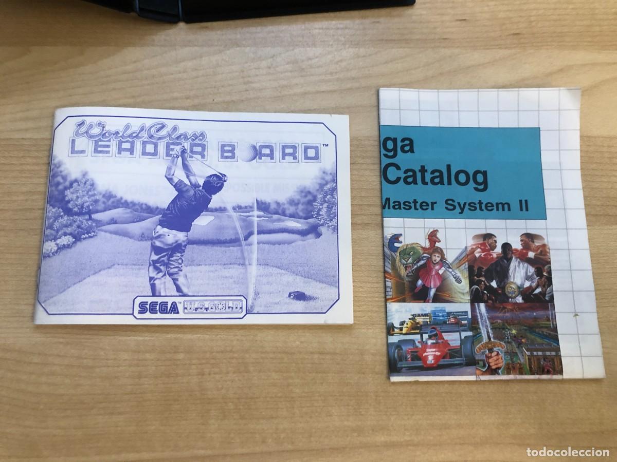 Videojuegos y consolas: World Class Leader Board Sega Master System Pal Espa&ntilde;a Completo Original - Foto 7