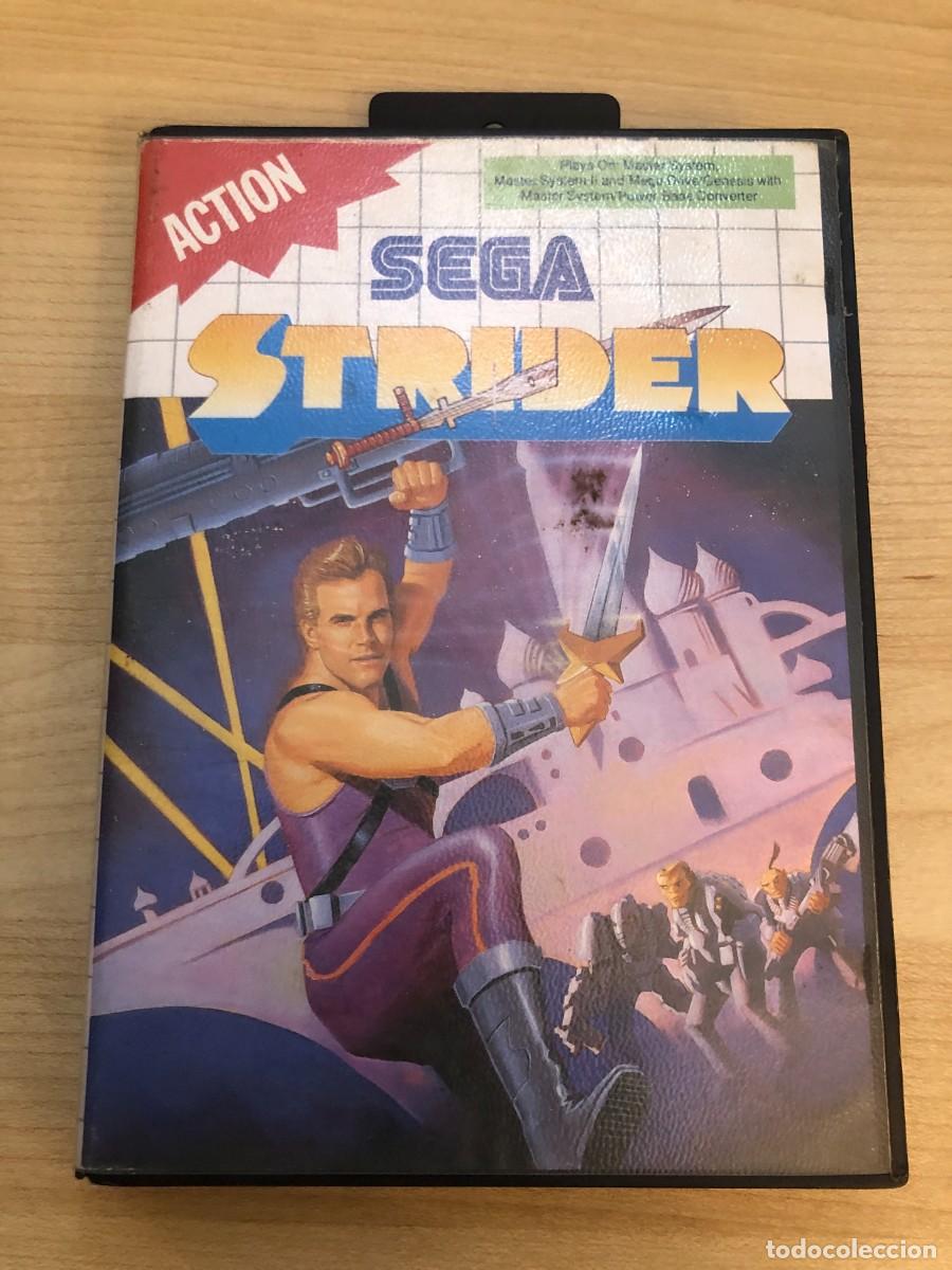 Videojuegos y consolas: Strider Sega Master System Pal Espa&ntilde;a Sin Manual Original - Foto 1