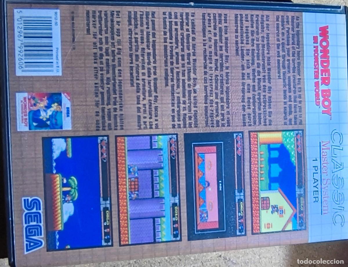 Videojuegos y consolas: SEGA MASTER SYSTEM WONDER BOY IN MONSTER WORLD - Foto 5