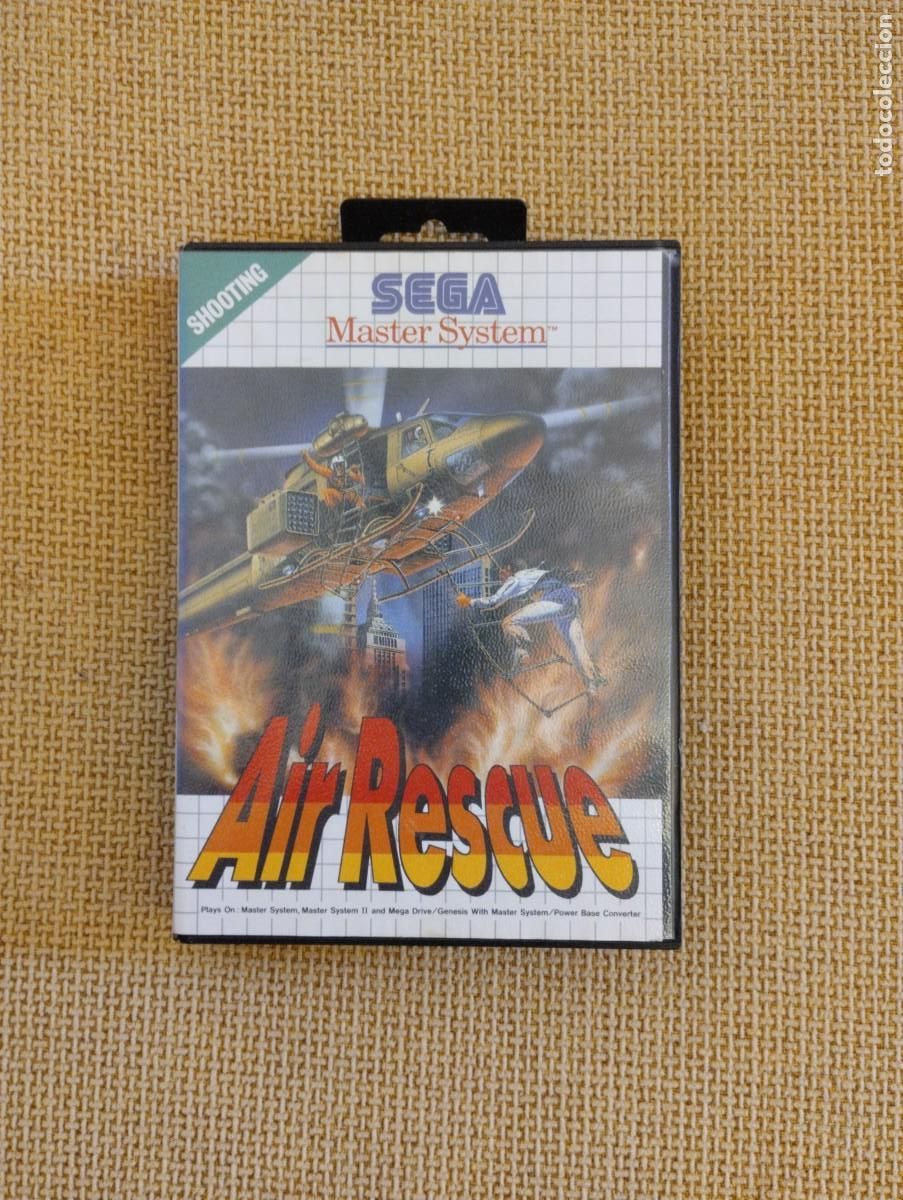 Videojuegos y consolas: Juego Sega Master System Air Rescue - Foto 1