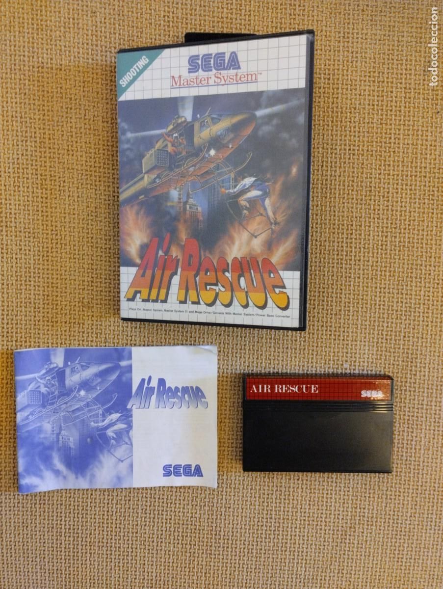 Videojuegos y consolas: Juego Sega Master System Air Rescue - Foto 2