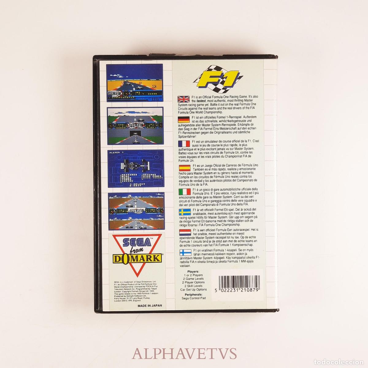 Videojuegos y consolas: F1 Formula 1 - Master System, SEGA - Foto 4