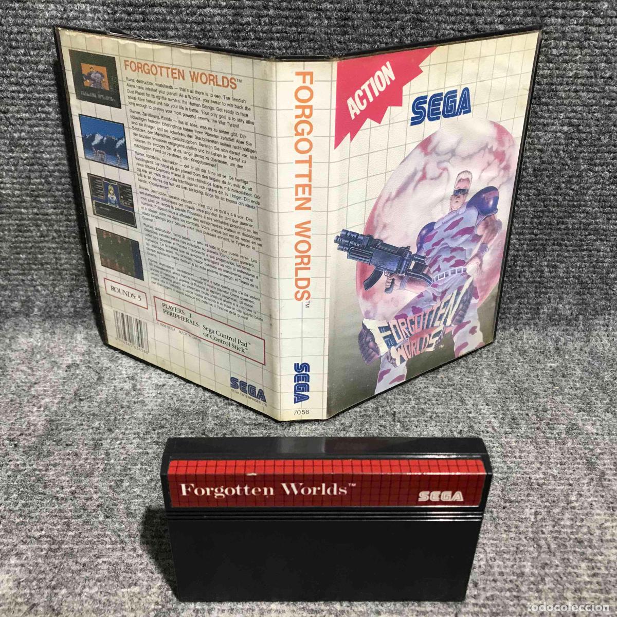 Videojuegos y consolas: FORGOTTEN WORLDS SEGA MASTER SYSTEM - Foto 1
