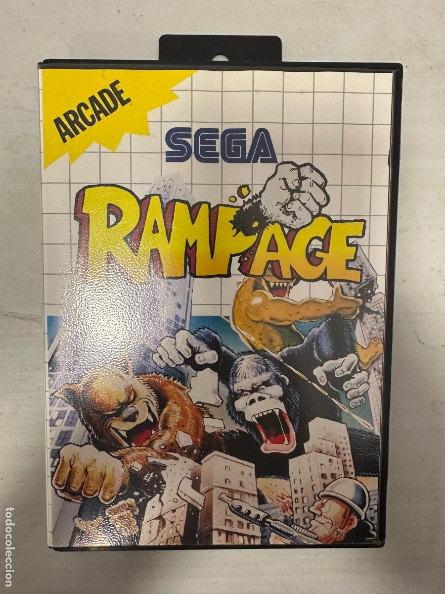 Videojuegos y consolas: Rampage - Sega master system MS - Sin manual PAl - Foto 1