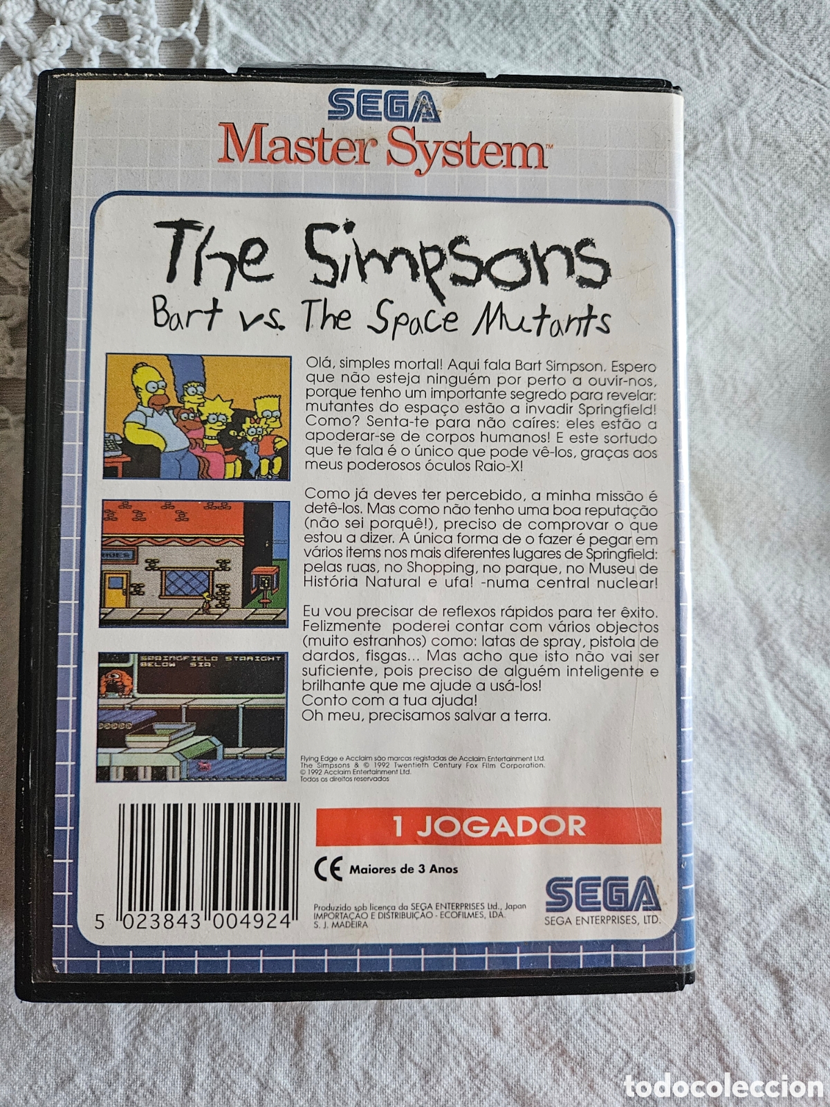 Videojuegos y consolas: Sega Master System The Simpsons Bart vs the Space Mutants tectoy - Foto 4