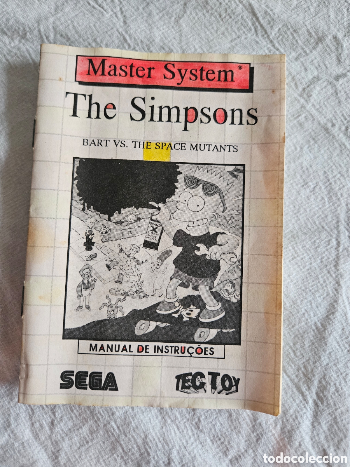 Videojuegos y consolas: Sega Master System The Simpsons Bart vs the Space Mutants tectoy - Foto 8
