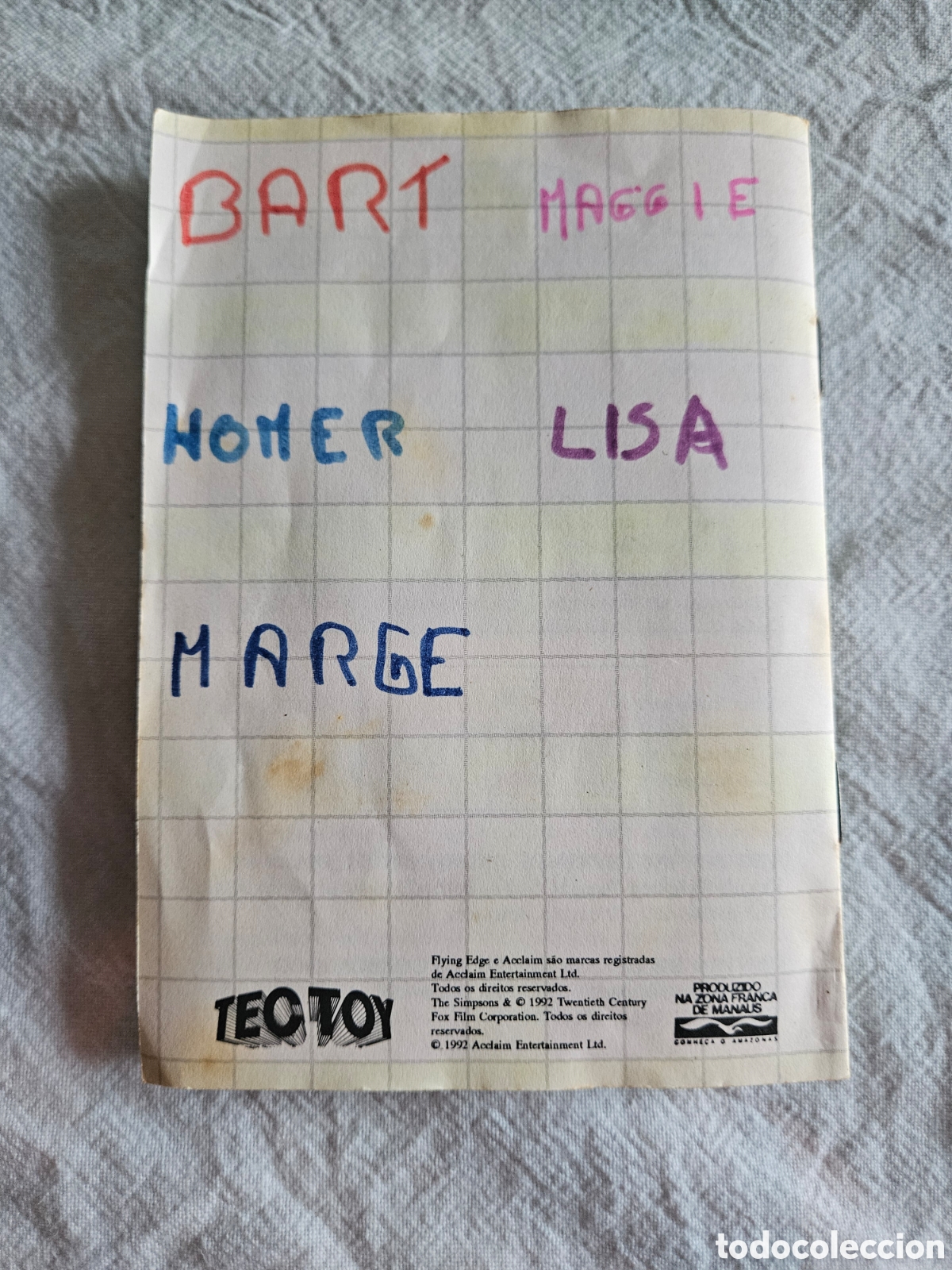 Videojuegos y consolas: Sega Master System The Simpsons Bart vs the Space Mutants tectoy - Foto 17