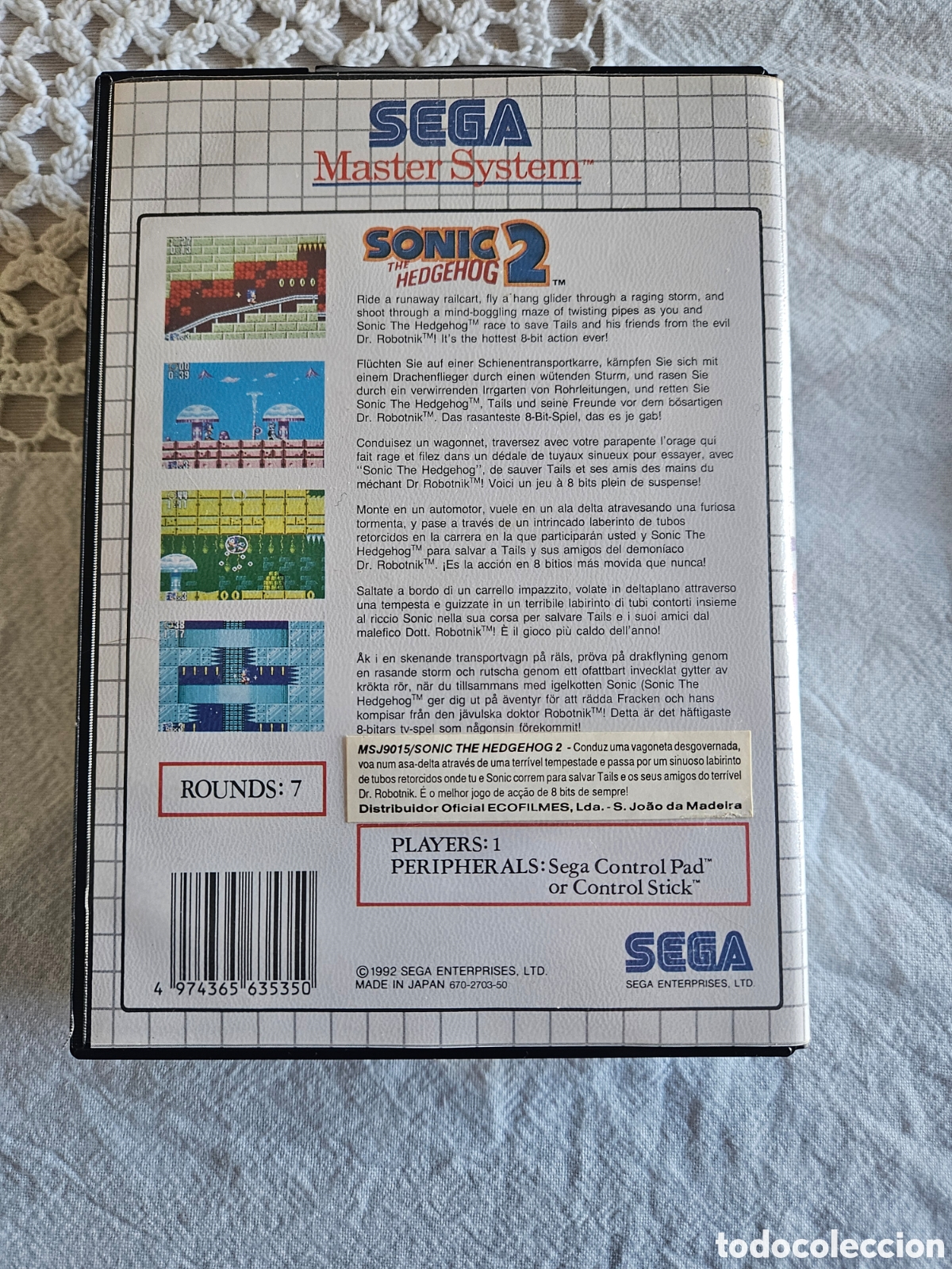Videojuegos y consolas: Sega Master System Sonic 2 - Foto 3