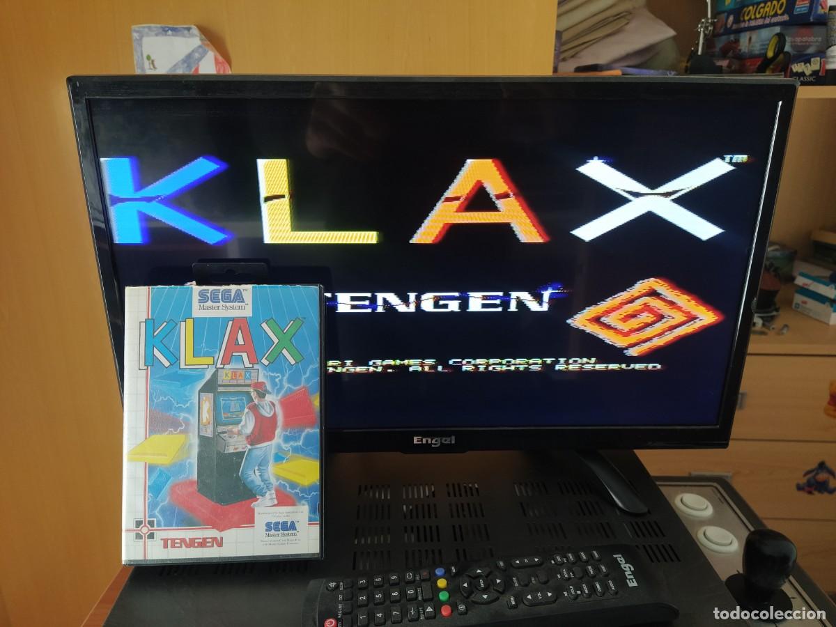 Videojuegos y consolas: KLAX SEGA MASTER SYSTEM ORIGINAL SIN MANUAL - Foto 2
