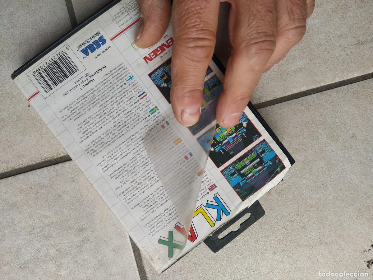 Videojuegos y consolas: KLAX SEGA MASTER SYSTEM ORIGINAL SIN MANUAL - Foto 4