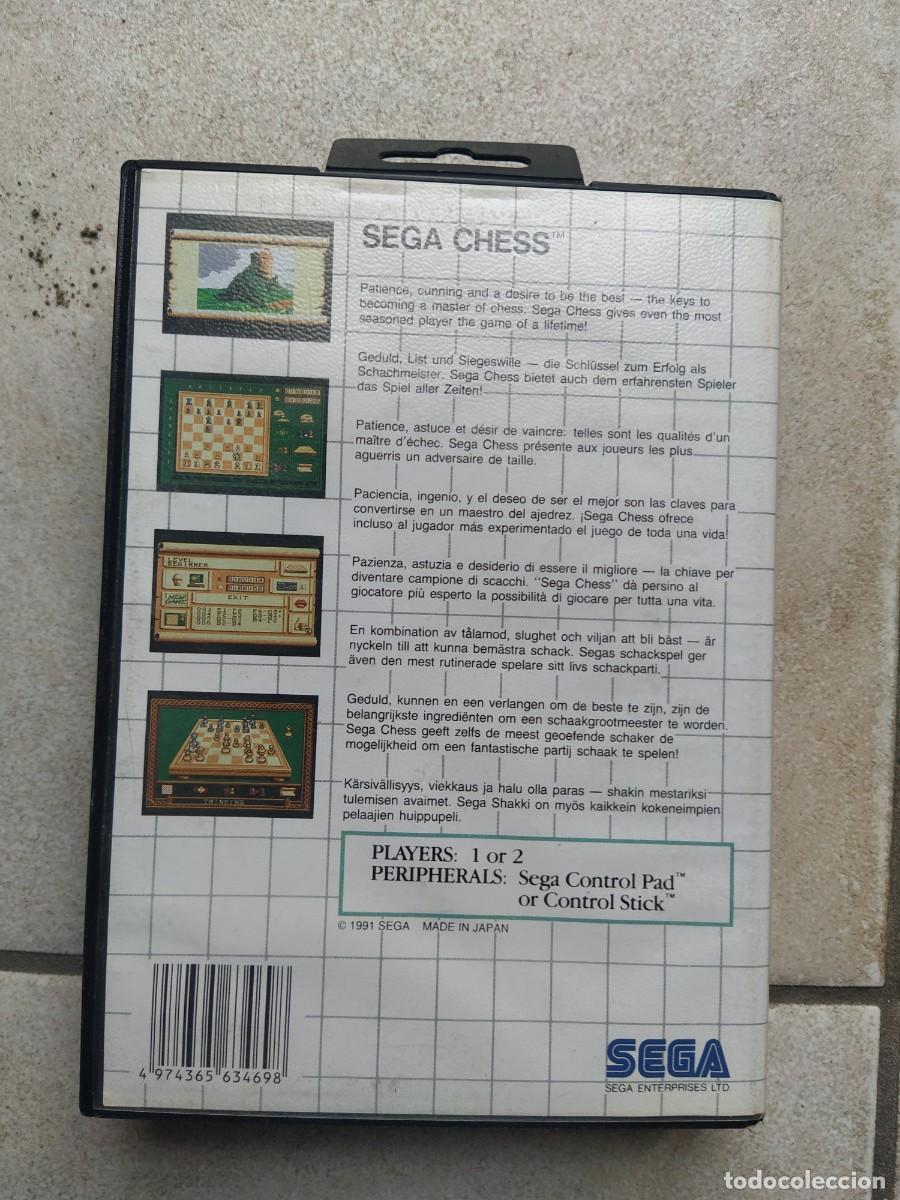 Videojuegos y consolas: CHESS SEGA MASTER SYSTEM ORIGINAL COMPLETO - Foto 3