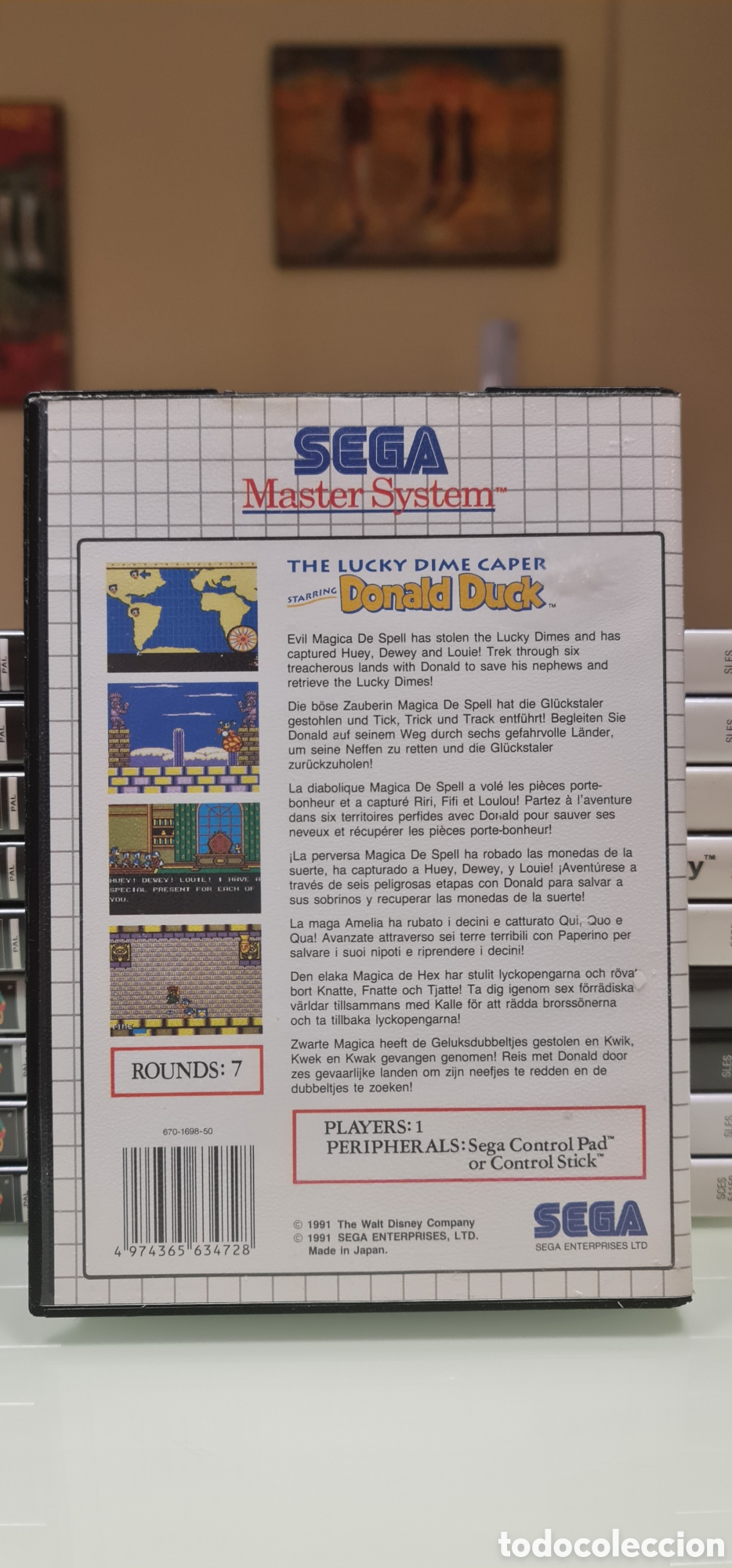 Videojuegos y consolas: THE LUCKY DIME CAPER DONALD DUCK SEGA - Foto 3