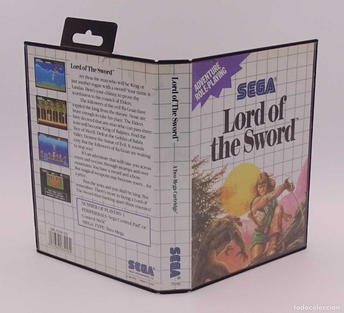 Videojuegos y consolas: Lord of the Sword Sega Master System - Foto 3