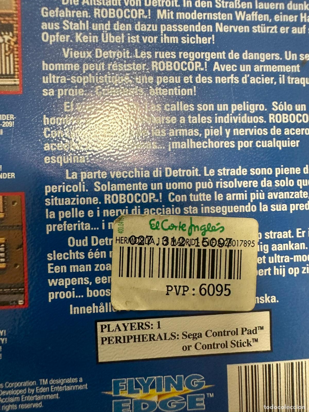 Videojuegos y consolas: Robocop 3 - Sega master system MS - Completo PAL - Foto 5