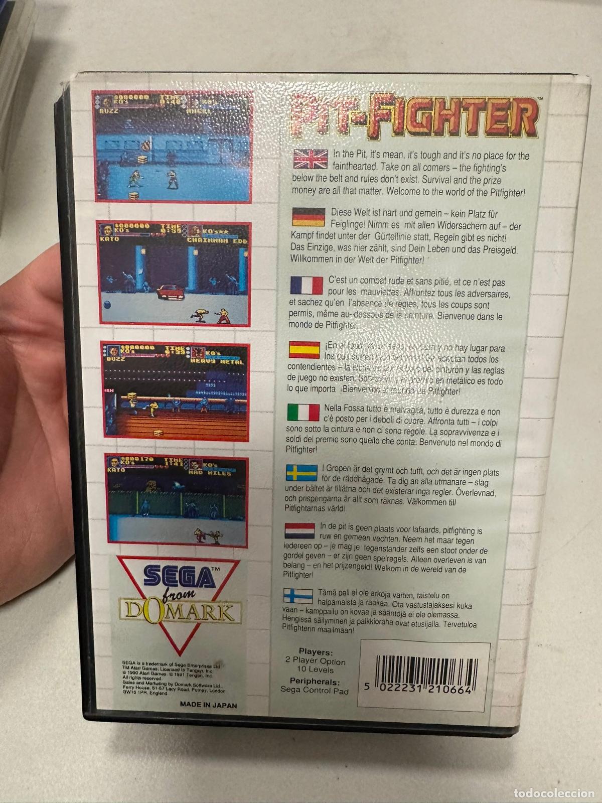 Videojuegos y consolas: Pitfighter pit fighter - Sega master system MS - Sin manual PAL - Foto 5