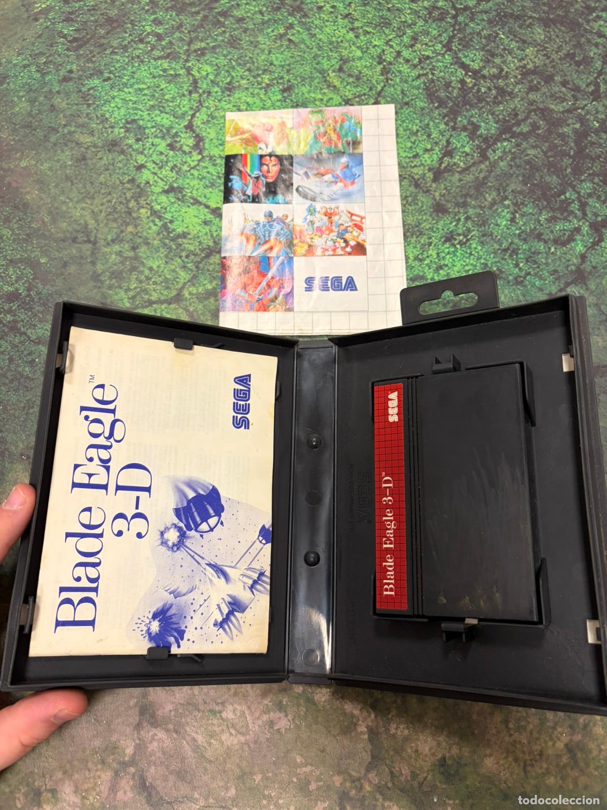 Videojuegos y consolas: Blade Eagle 3d 3-D Sega master system MS - Pal - Foto 2