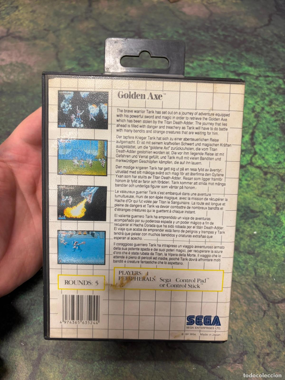 Videojuegos y consolas: Golden axe - Sega master system MS - Pal Sin manual - Foto 6