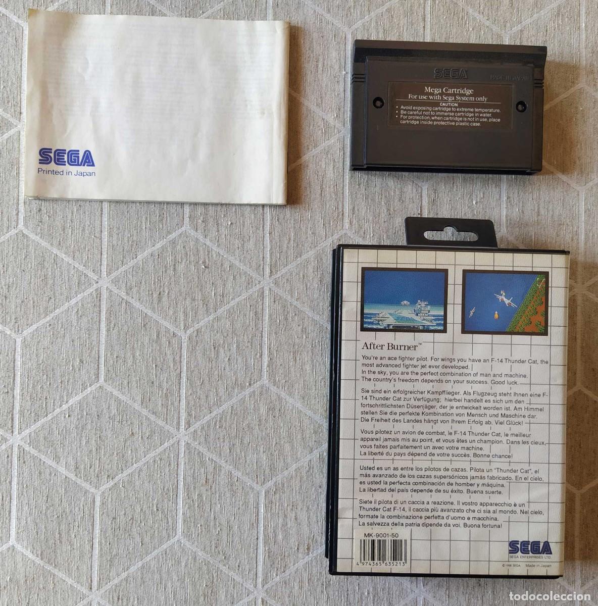 Videojuegos y consolas: After Burner Sega Master System - Foto 2
