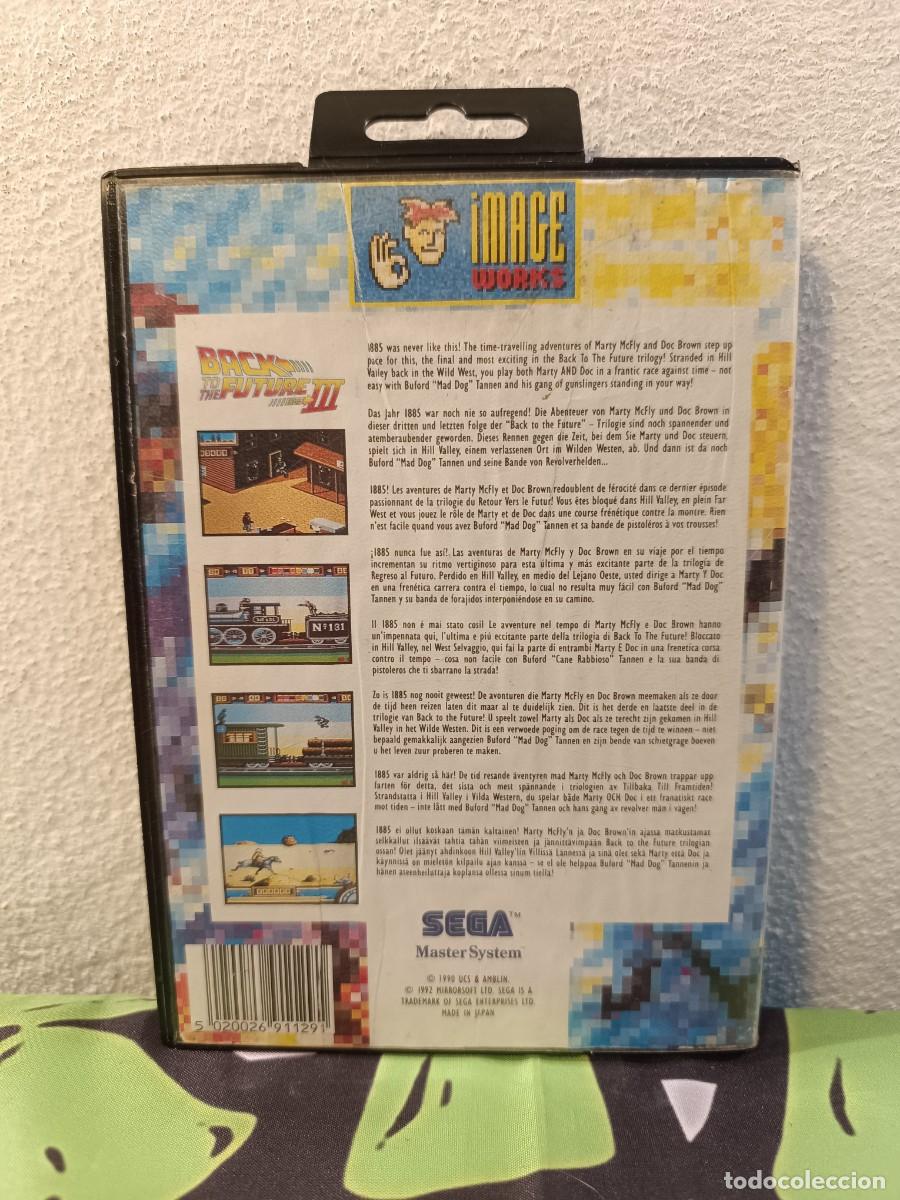 Videojuegos y consolas: Back to the future III Master System Pal Esp Multi - Foto 6