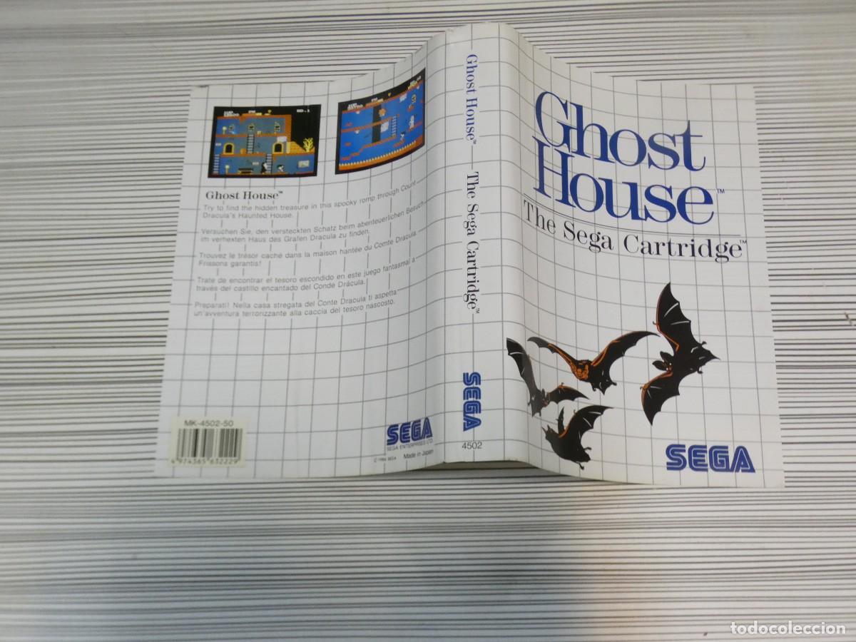 Videojuegos y consolas: ARKANSAS1980 CARATULA JUEGO MASTER SYSTEM GHOST HOUSE - Foto 1