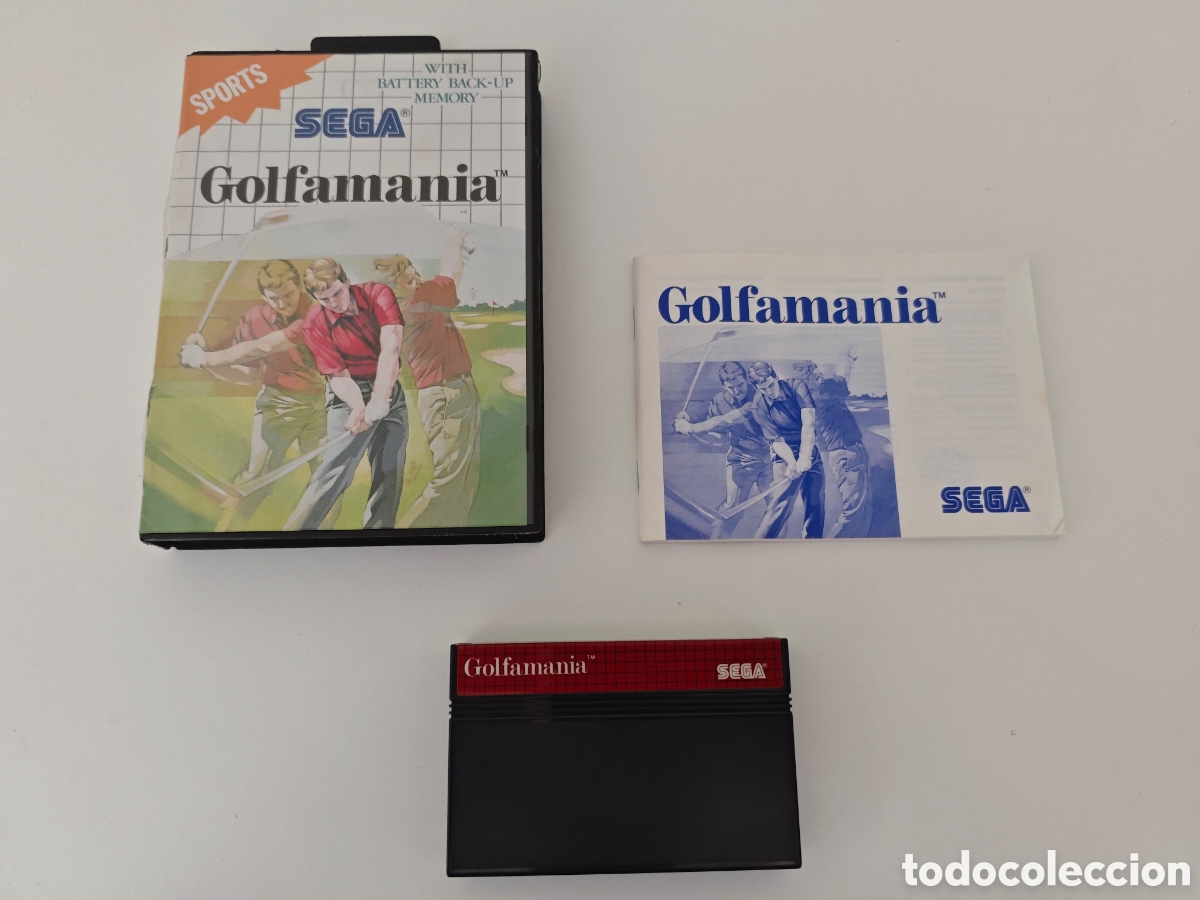 Videojuegos y consolas: Juego Golffamania M&aacute;ster system - Foto 1