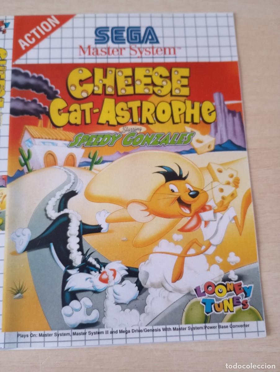 Videojuegos y consolas: Portada Sega Master System Cheese Cat-Astrophe - Foto 3