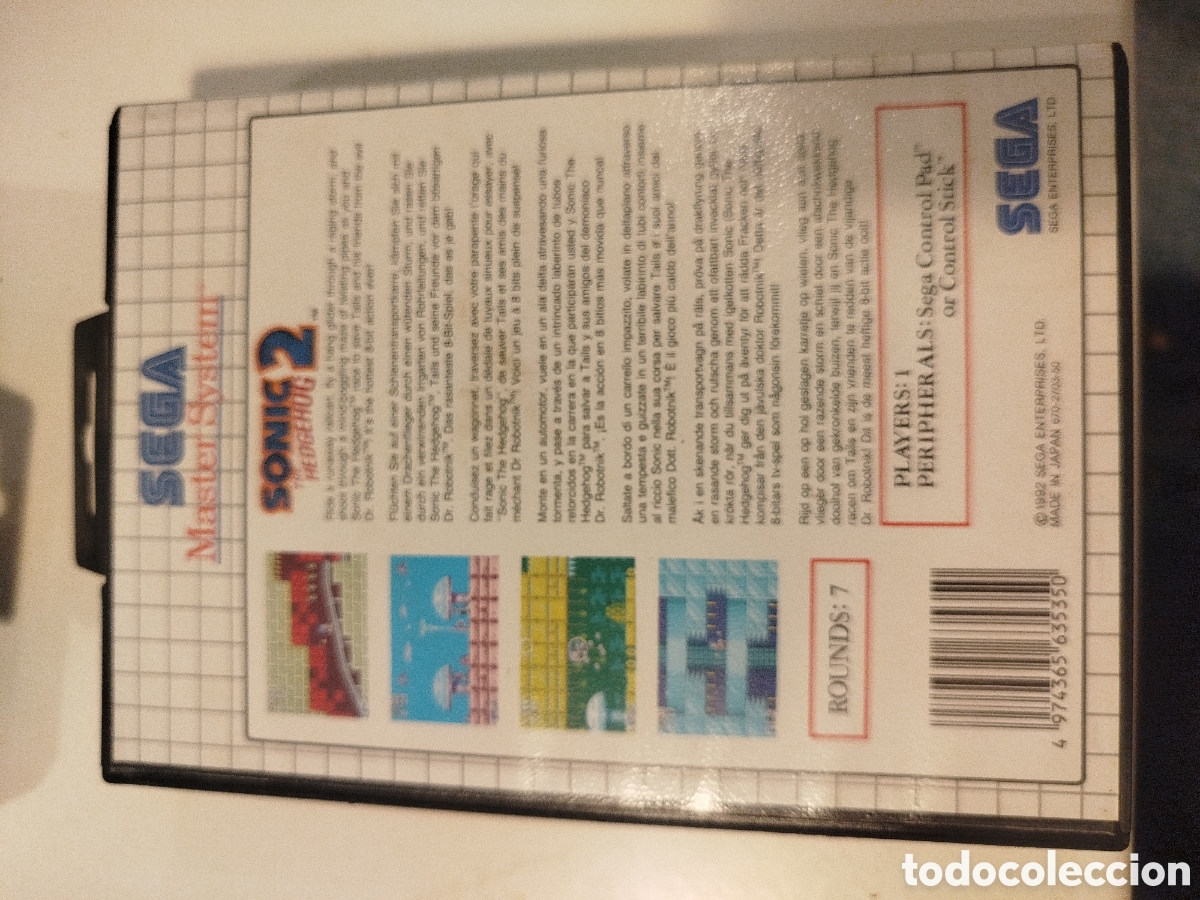 Videojuegos y consolas: Juego sega Sonic 2 en caja - Foto 2