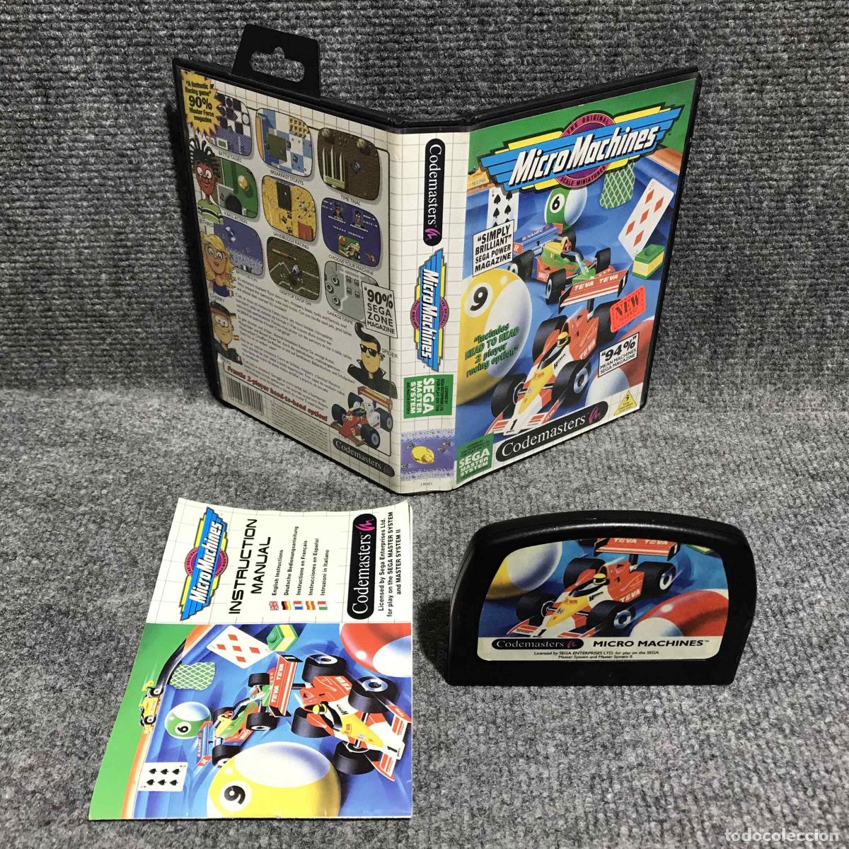 Videojuegos y Consolas: MICRO MACHINES SEGA MASTER SYSTEM