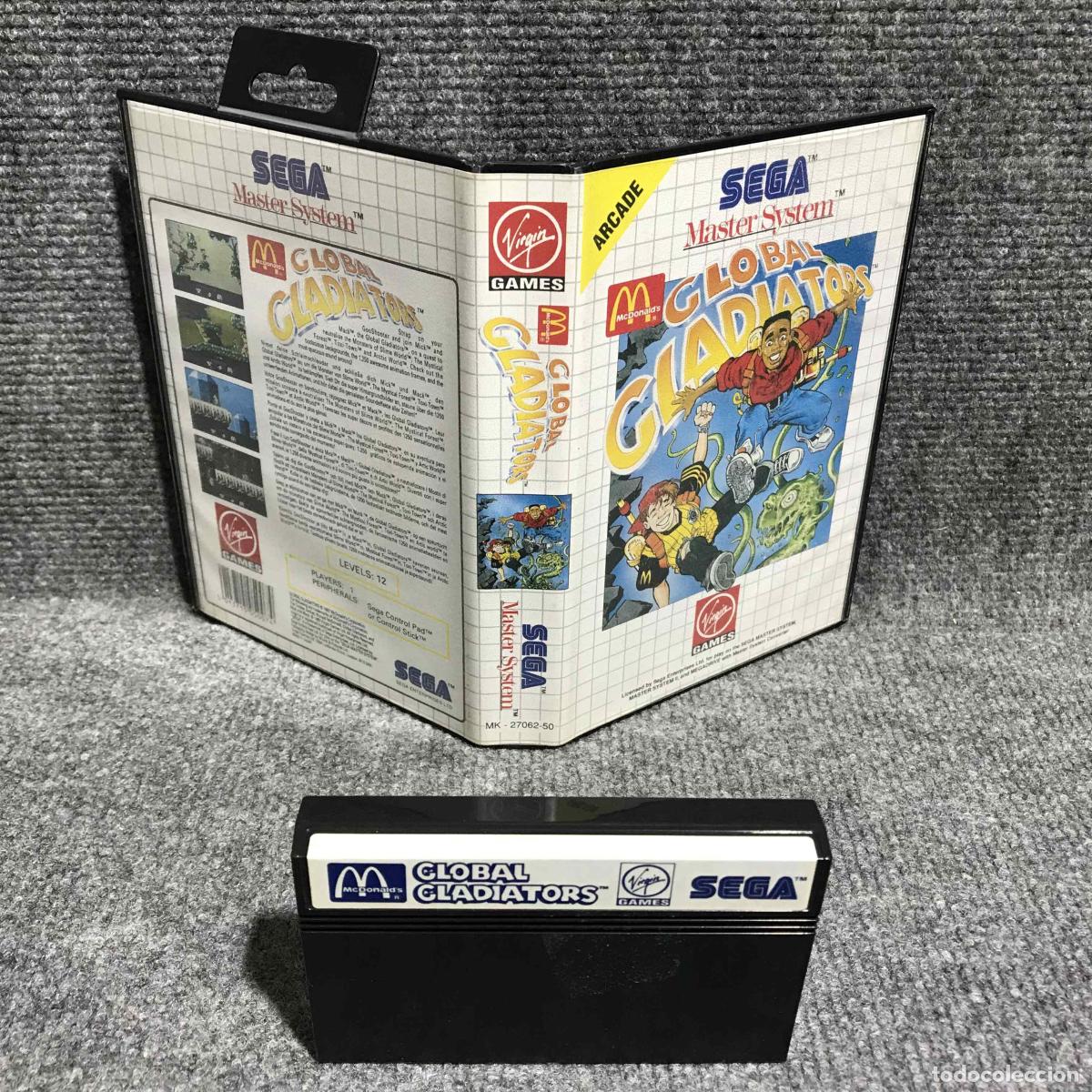 Videojuegos y Consolas: GLOBAL GLADIATOR SEGA MASTER SYSTEM