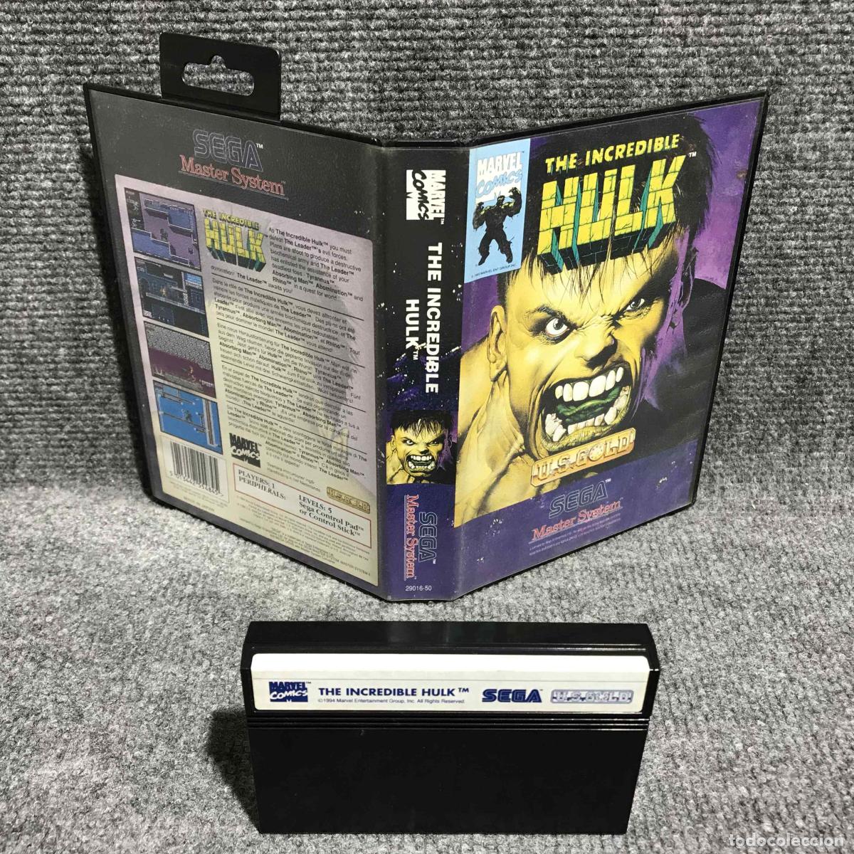 Videojuegos y Consolas: THE INCREDIBLE HULK SEGA MASTER SYSTEM