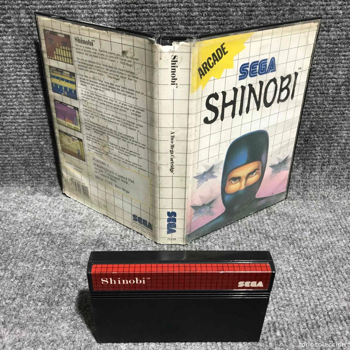 Videojuegos y consolas: SHINOBI SEGA MASTER SYSTEM - Foto 1