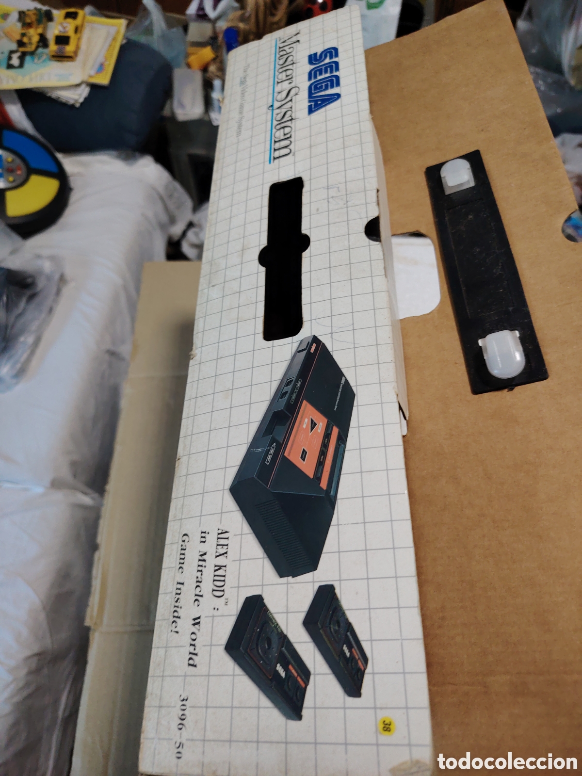 Videojuegos y consolas: Caja vac&iacute;a m&aacute;ster system - Foto 3