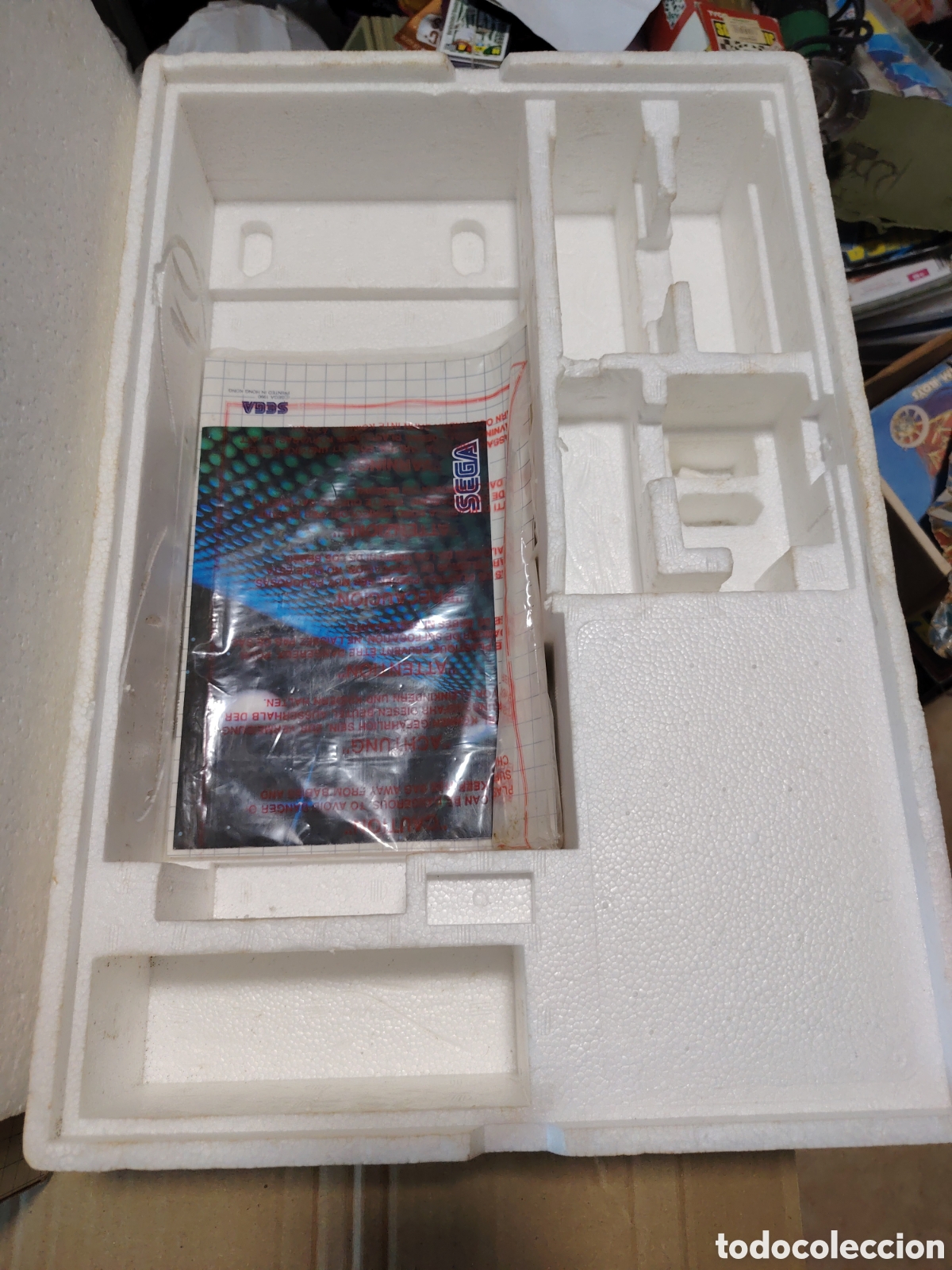 Videojuegos y consolas: Caja vac&iacute;a m&aacute;ster system - Foto 6