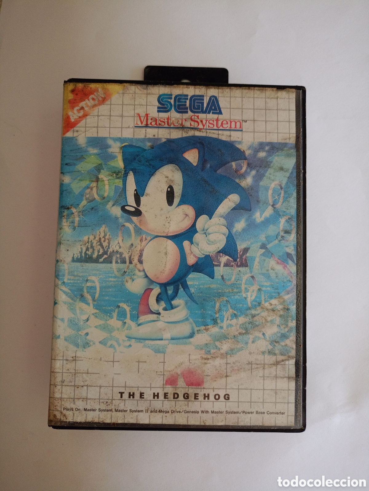 Jeux Vid&eacute;o et Consoles: Solo caja Sonic sega m&aacute;ster system