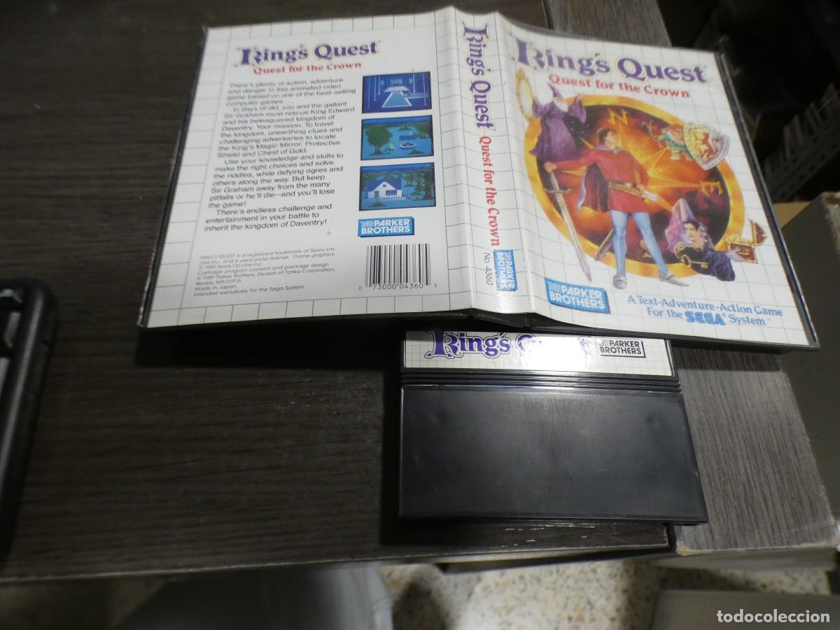 Videojuegos y Consolas: ARKANSAS1980 PACC552 IMPOSIBLE DE NARICES: KING&acute;S QUEST MASTER SYSTEM. NO HAY MANUAL. FUNCIONA.