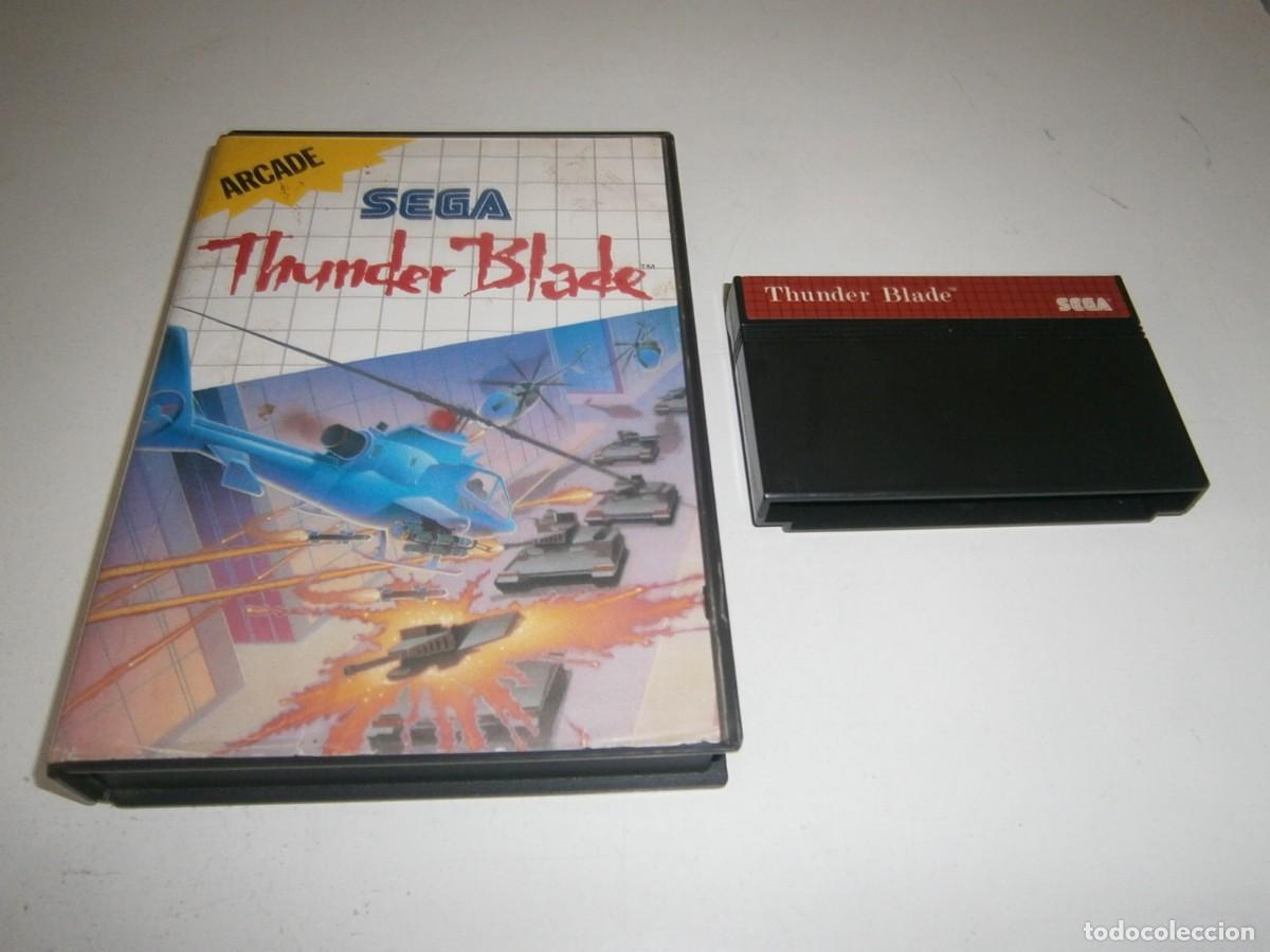 Videojuegos y consolas: THUNDER BLADE MASTER SYSTEM - Foto 1