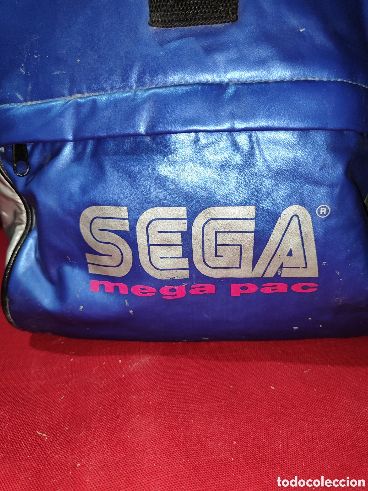 Videojuegos y consolas: Antigua mochila publicidad SEGA MEGA PAC - Foto 2