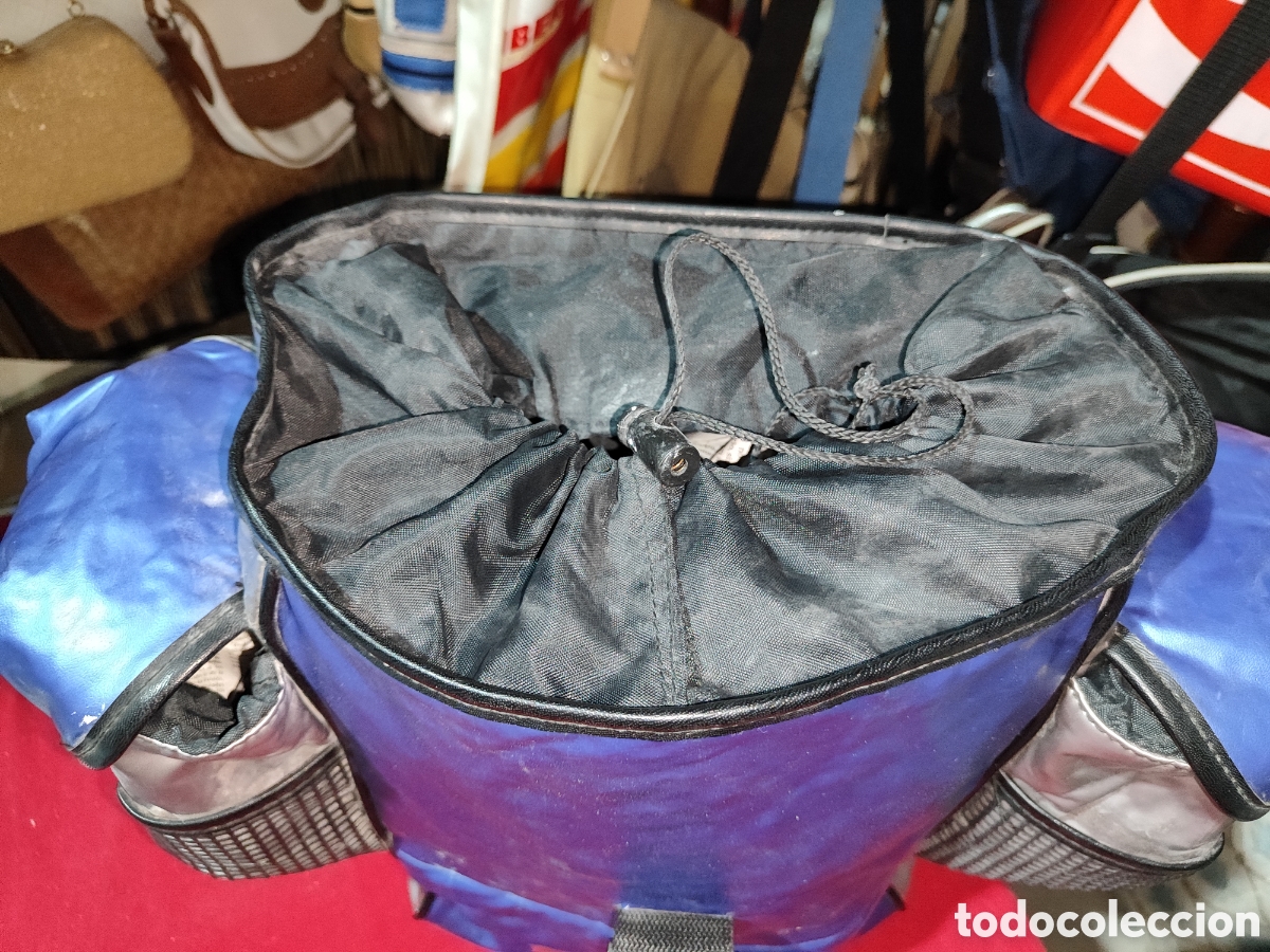 Videojuegos y consolas: Antigua mochila publicidad SEGA MEGA PAC - Foto 3