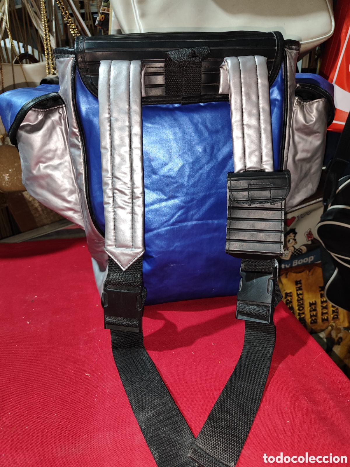 Videojuegos y consolas: Antigua mochila publicidad SEGA MEGA PAC - Foto 6