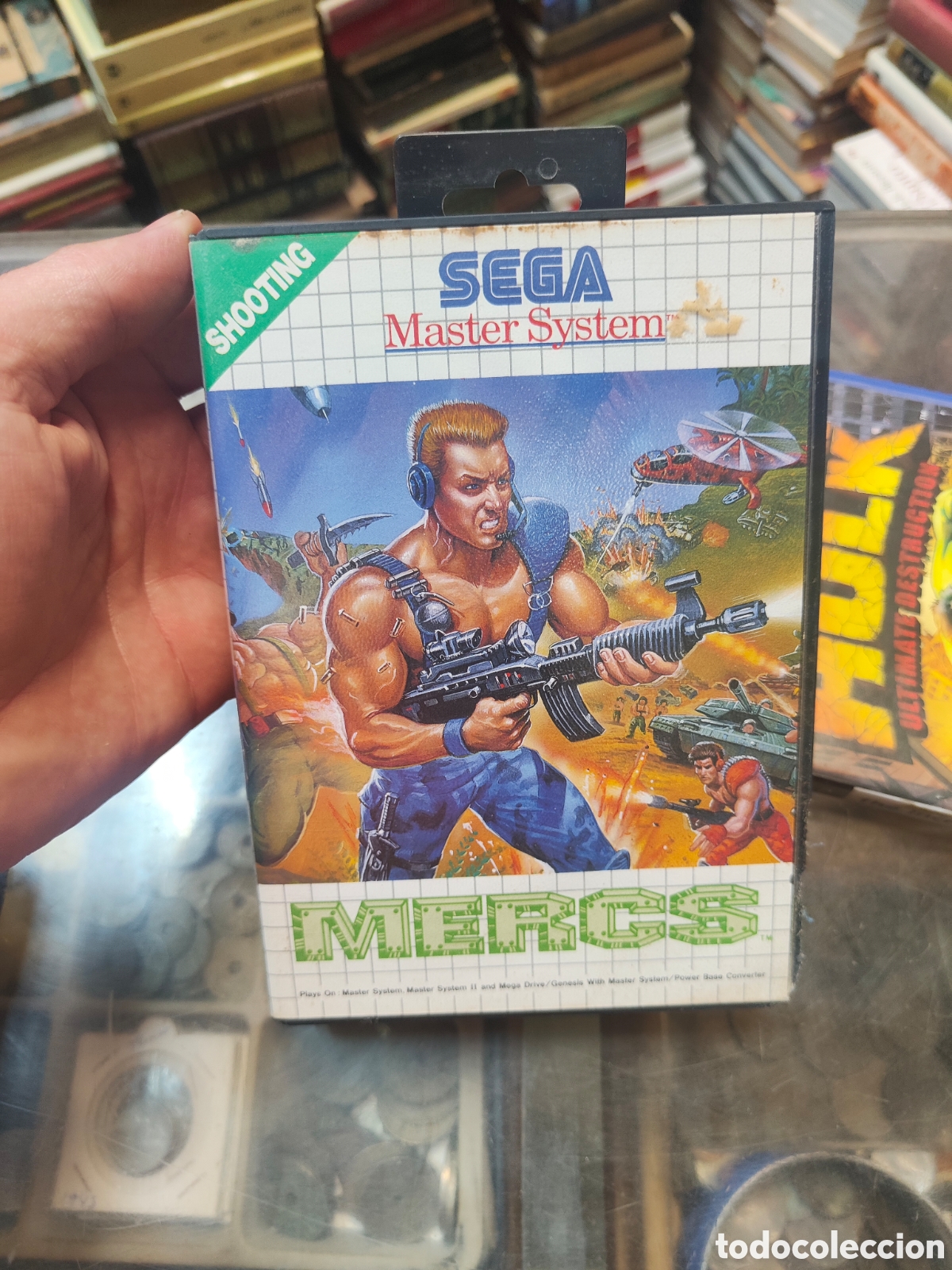 Videojuegos y consolas: Video juego mercs m&aacute;ster system - Foto 1