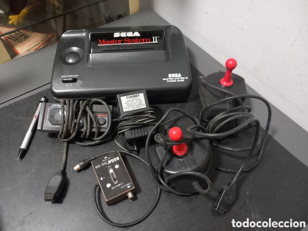Video Games and Consoles: ANTIGUA CONSOLA SEGA MASTER SYSTEM II CON ACCESORIOS ORIGINAL