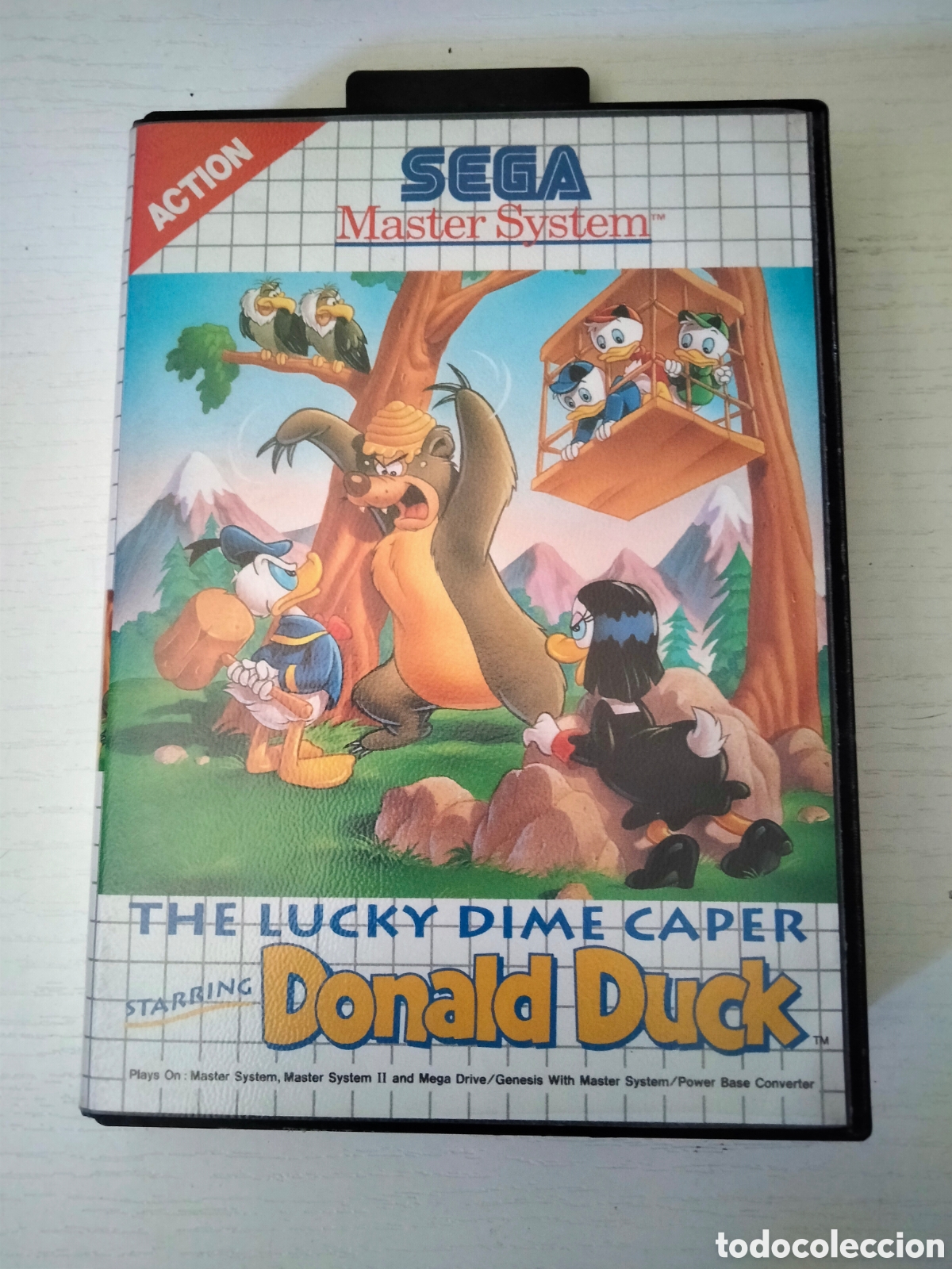 Videojuegos y consolas: The Lucky dime caper starring Donald Duck. Sega M&aacute;ster System. Completo