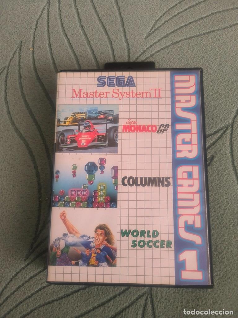 Videojuegos y consolas: CARTUCHO ESTUCHE Y DOCUMENTACION DE SEGA MASTER SYSTEM MASTER GAMES 1