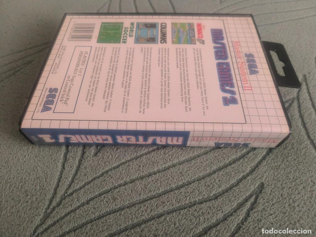 Videojuegos y consolas: CARTUCHO ESTUCHE Y DOCUMENTACION DE SEGA MASTER SYSTEM MASTER GAMES 1 - Foto 2