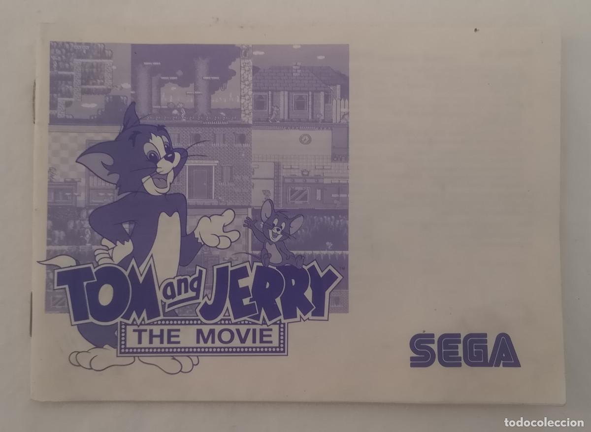 Videojuegos y consolas: SEGA MASTER SYSTEM TOM & JERRY THE MOVIE MANUAL PAL