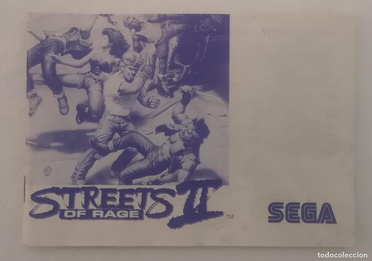 Videojuegos y consolas: SEGA MASTER SYSTEM STREETS OF RAGE MANUAL PAL
