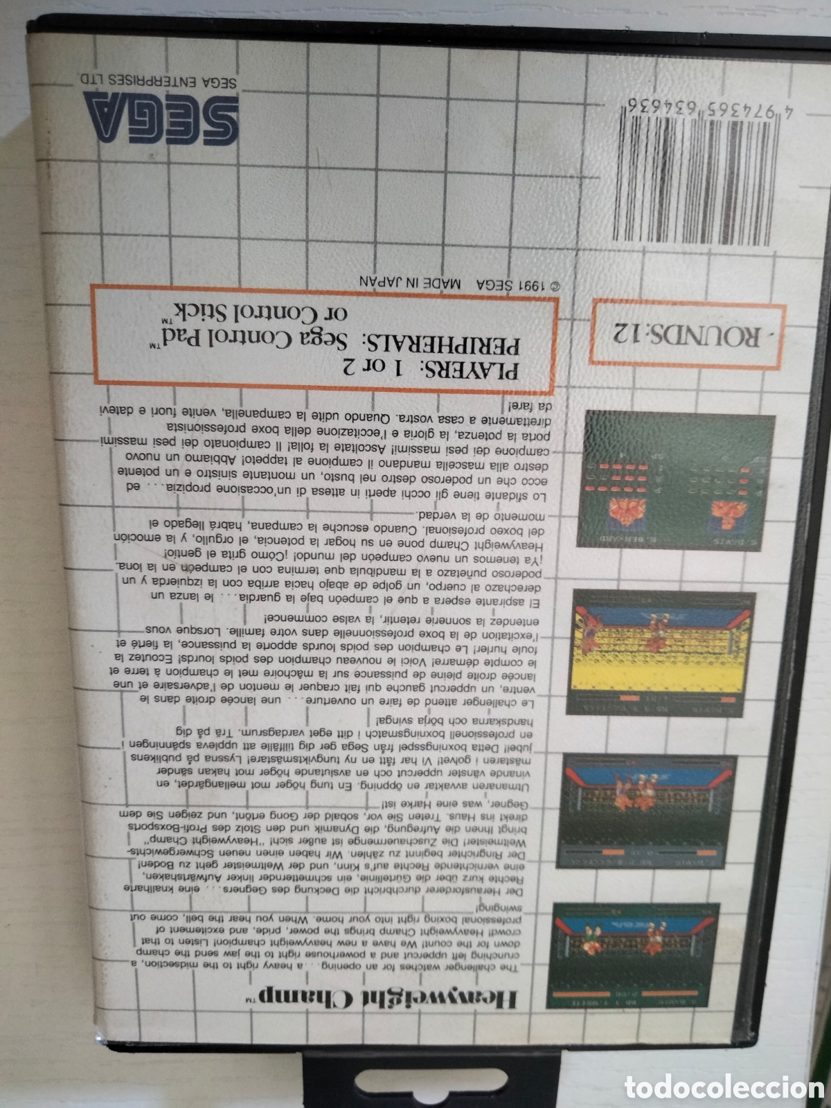 Videojuegos y consolas: Heavyweight champ Sega M&aacute;ster System completo - Foto 4